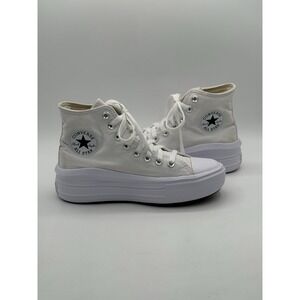 Converse Women's CTAS Move HI White/White 568498C - US 7.5